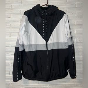 PINK Sherpa lined windbreaker